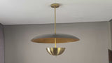 Customizable Brass Dome Chandelier – Handmade Modern Pendant Light Fixture - 32466