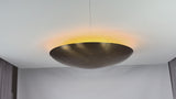 Aurelia Halo 36 Inch Solid Brass Bowl Flush Mount Ceiling Light 33377