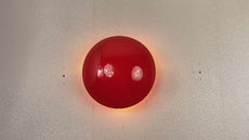Modern Red Disc Wall Sconce – 12