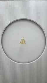 Venice solid brass cone wall sconce video showing the curved arm, polished cone shade and warm downward lighting effect