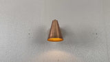 Modern Copper Cone Wall Sconce – Handmade Brass & Copper Wall Light Fixture by Brass Leaf Studio 32634