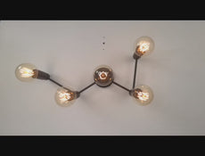 Geometric Modern Brass Wall Sconce | Customizable Designer Accent Lighting Fixture - 32520