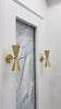 Ibiza solid brass wall light video highlighting the sculptural double cone design, up and down lighting and decorative light pattern