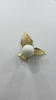 Brussels brass leaf glass globe wall sconce video showing raw brass folded leaf design, glowing round globe, warm wall reflection, and sculptural decorative lighting