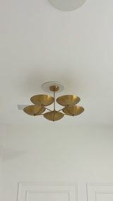 Savannah Sculptural Bowl Chandelier – 5 Lights – 34 Inch 73057