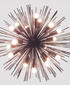 Brass Urchin Chandelier - 32136