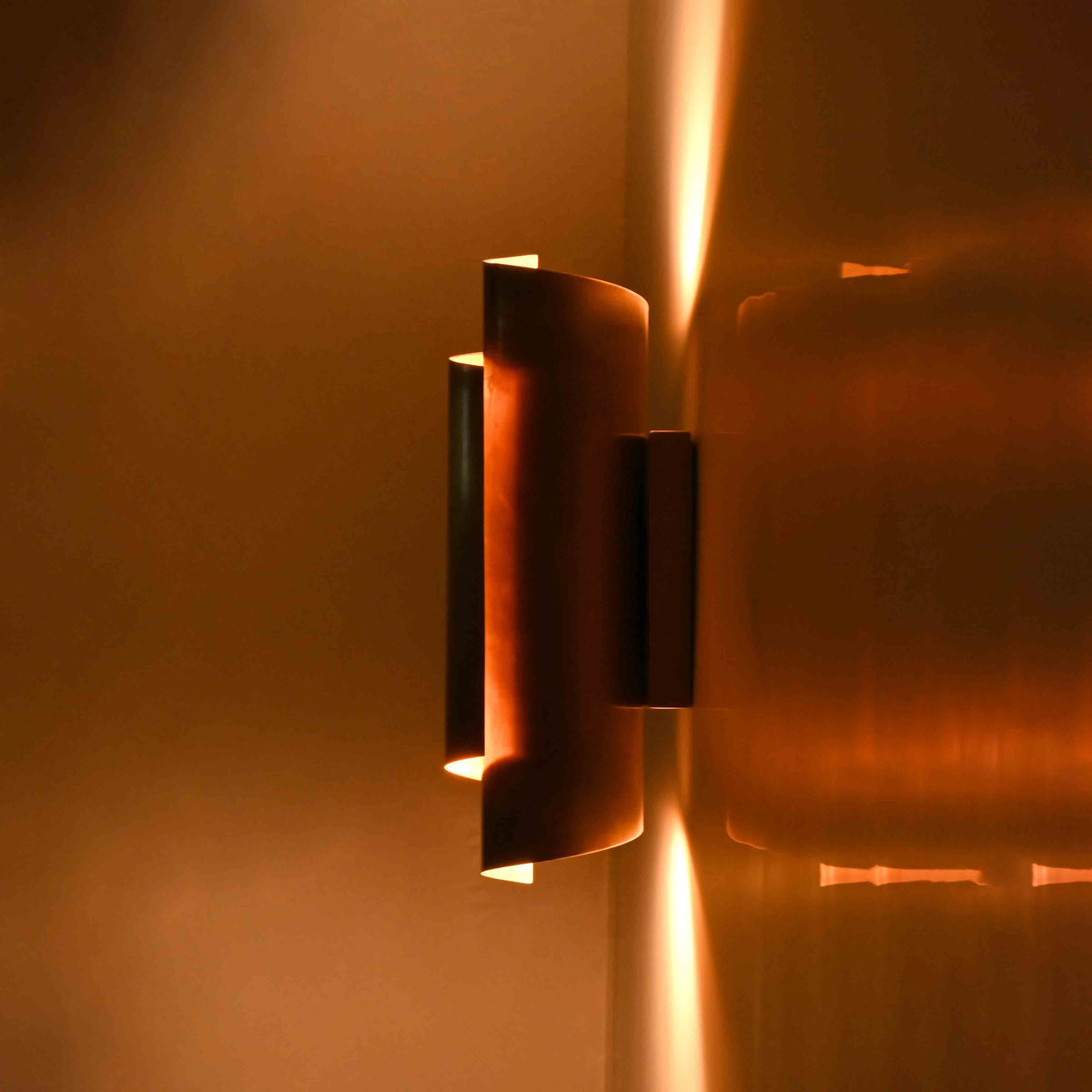 Tall ribbon wall light for bedroom, hallway, living room, office, and boutique interior lighting
