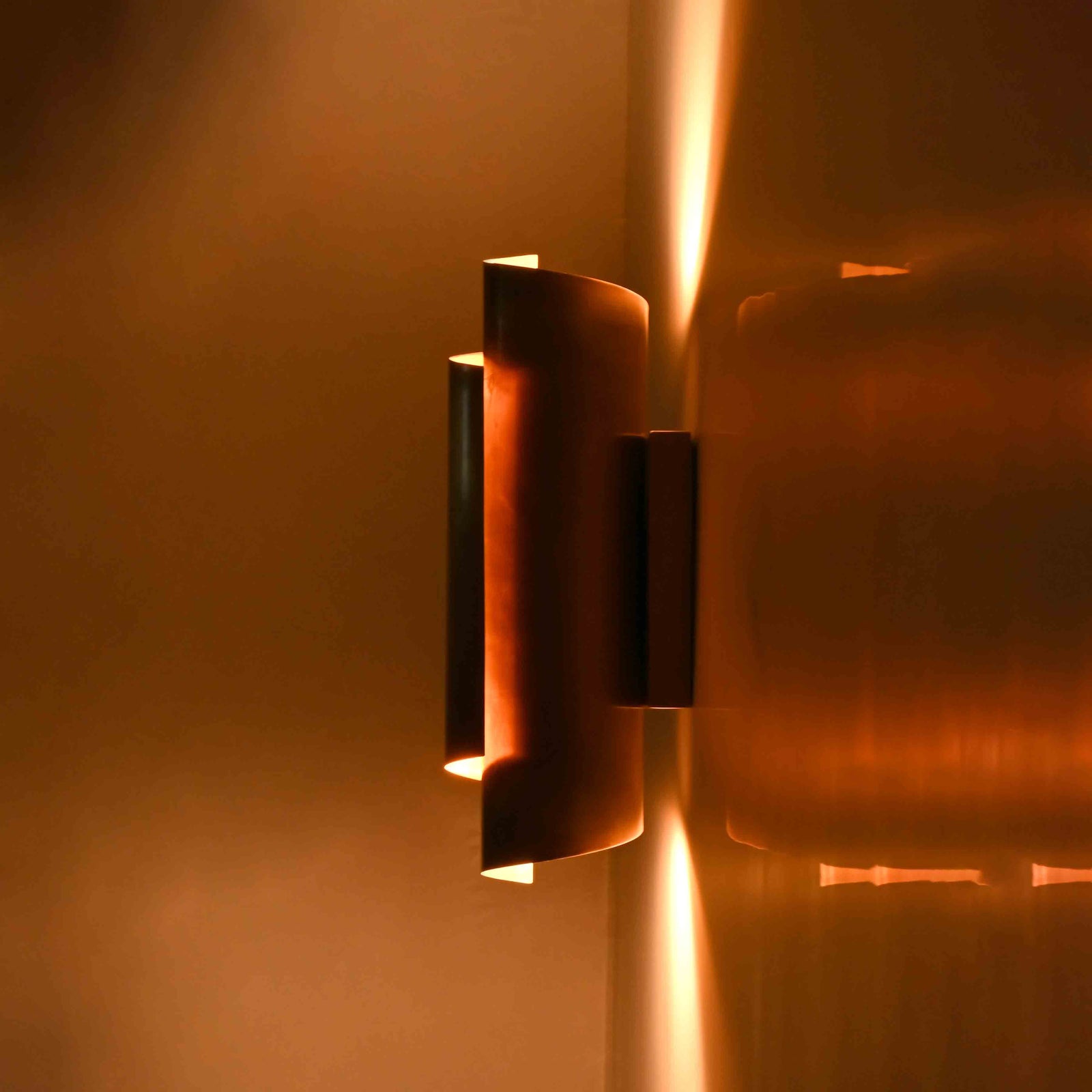 Size guide for Arcus Brass Ribbon Wall Sconce – Tall Up Down Wall Light – Model 32992