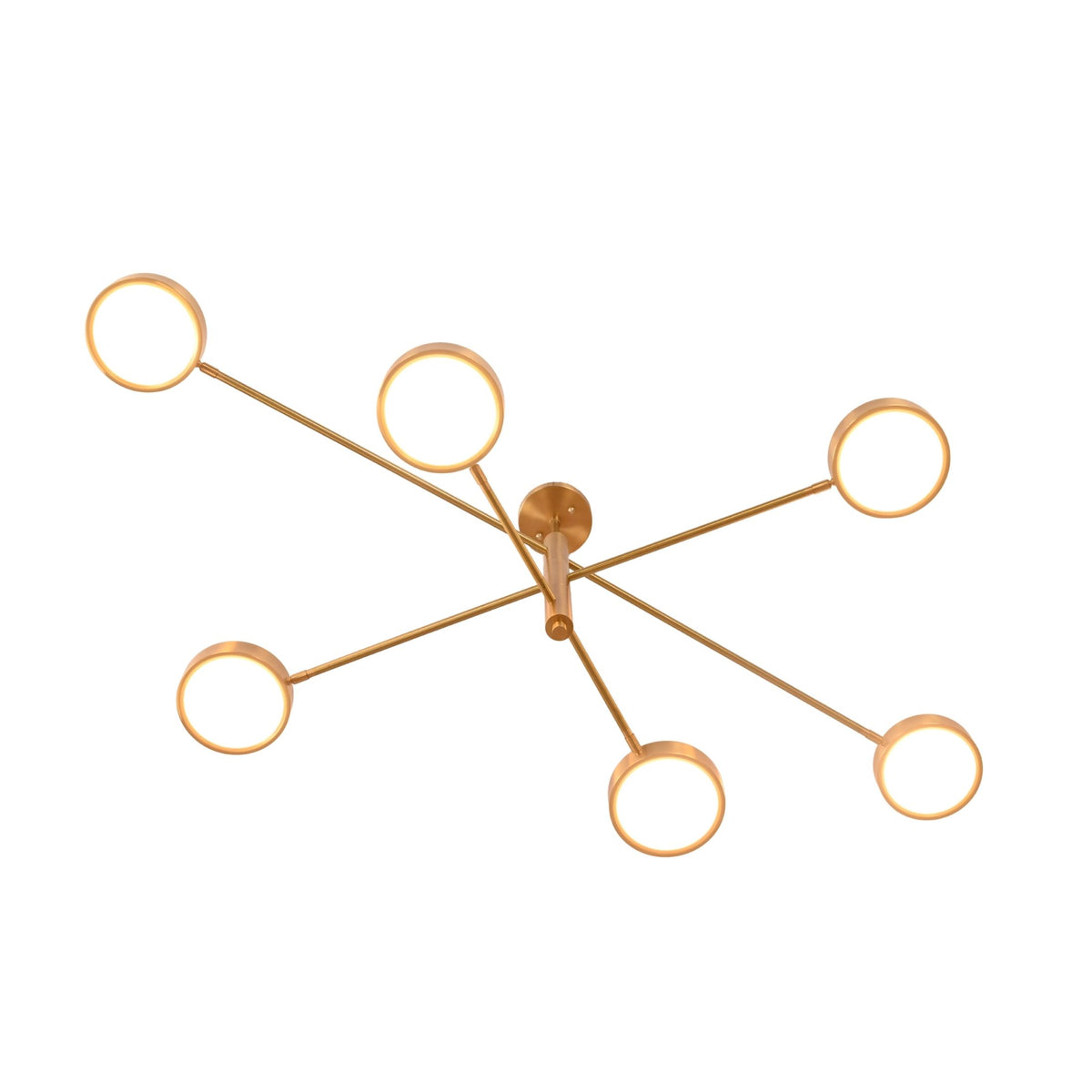Tiered linear chandelier dimension view showing 60 inch width and 22 inch overall height